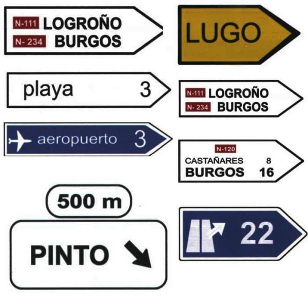 SEÑALES INFORMATIVAS Y DE ORIENTACIÓN M.O.P.U. 1 SEÑALES INFORMATIVAS Y DE ORIENTACIÓN M.O.P.U.