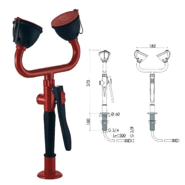 Limpieza doble de ojos