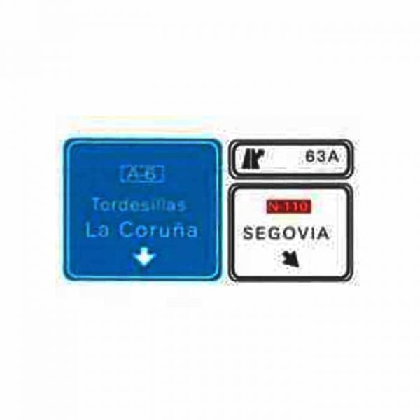 SEÑALES DE LAMAS DE ACERO GALVANIZADO