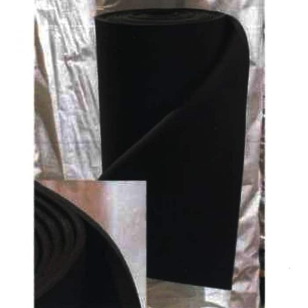 Plancha de caucho SBR con tejido de fibra y caras impresas