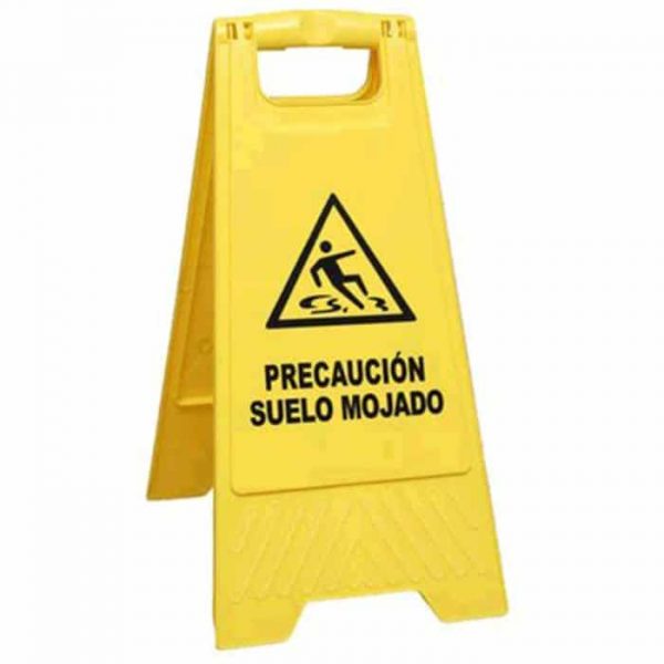 Señal PVC plegable-Suelo mojado