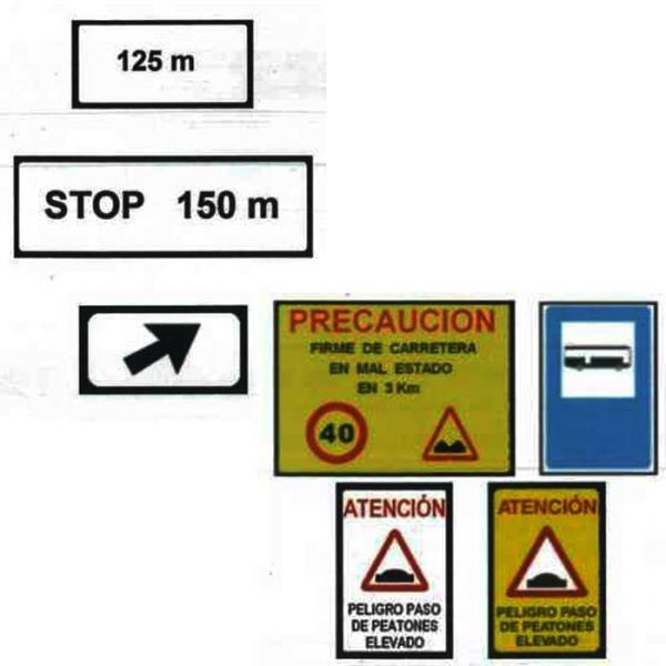 BANDEJA CHAPA PLEGADA (Señales de indicación)
