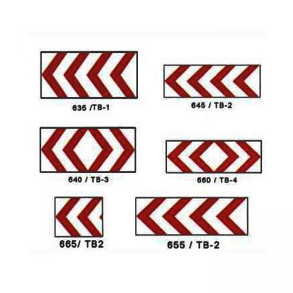 PANELES DIRECCIONALES (Rojo y Blanco)