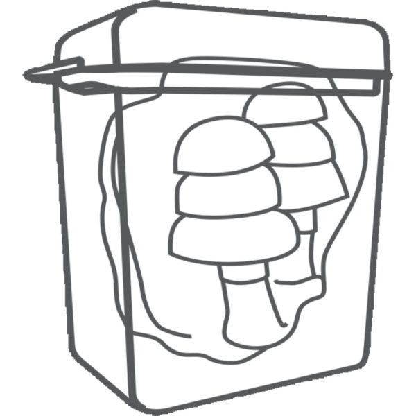 Tapones auditivos CONICFIRDE050 (caja de 50prs) - Imagen 3
