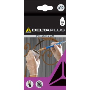 Guantes desechables empolvados DPV1371 (caja de 10 pares)